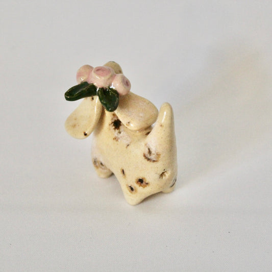 Boho Chic Weenie Figurine