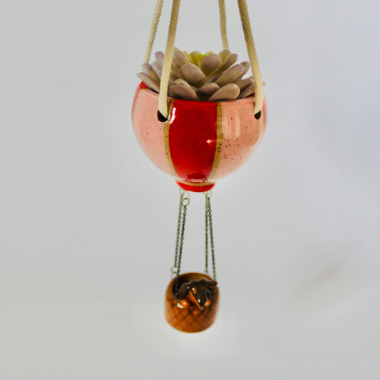 Hot Air Balloon Hanging Planter