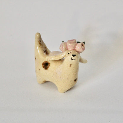 Boho Chic Weenie Figurine