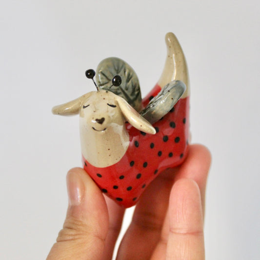 Lady Beetle Weenie Figurine