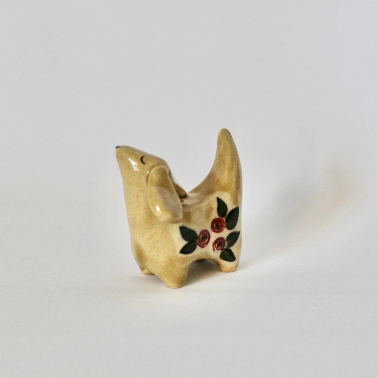Painted Roses Weenie Figurine