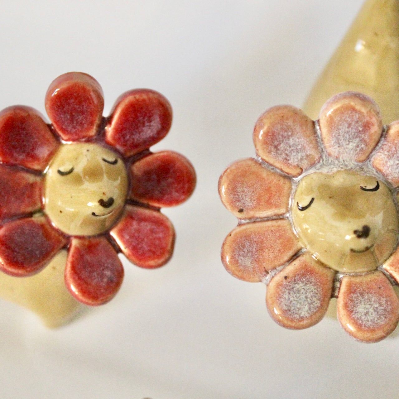 Red Flower Weenie Figurine