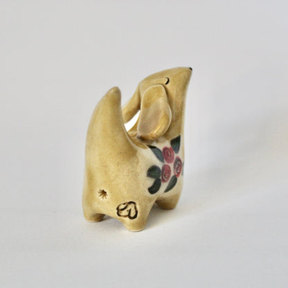 Painted Roses Weenie Figurine