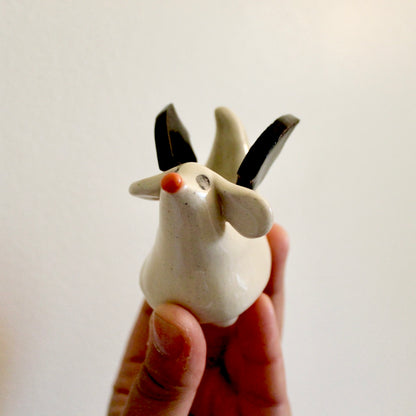Pre-Order Halloweenie Ghost Dog Ceramic Figurine | Potted By Jess x Weenies, Plants & Pots