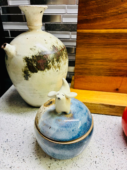 Paw Prints in the Sand Treasure Jar | SharkWeens Collection