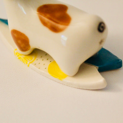 Surfin’ Frenchie Figurine | SharkWeens Collection
