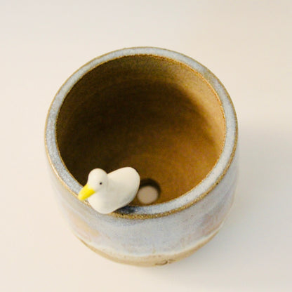 Paw Prints in the Sand Seagull Planter | SharkWeens Collection