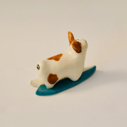 Surfin’ Frenchie Figurine | SharkWeens Collection