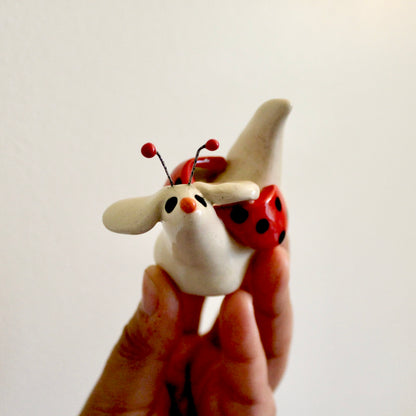 Pre-Order Halloweenie Ghost Dog Ceramic Figurine | Potted By Jess x Weenies, Plants & Pots