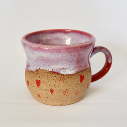 Doodle Heart Drip Mug