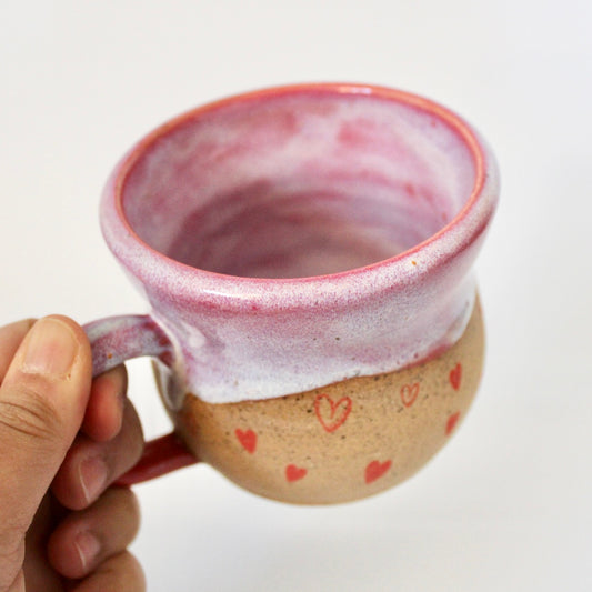 Doodle Heart Drip Mug