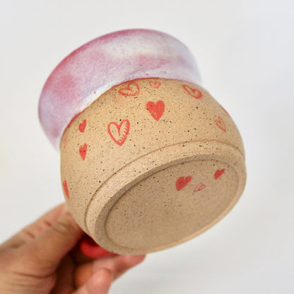 Doodle Heart Drip Mug