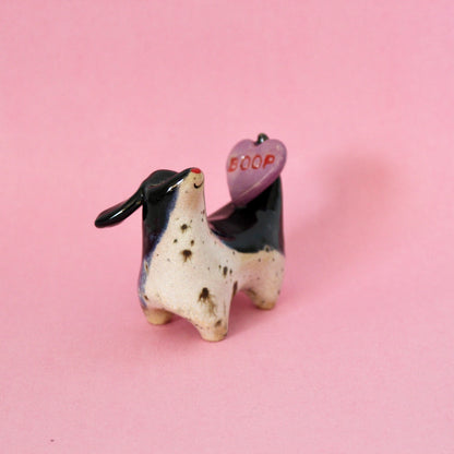 Valentine Weenie Figurine - Boop Candy Heart