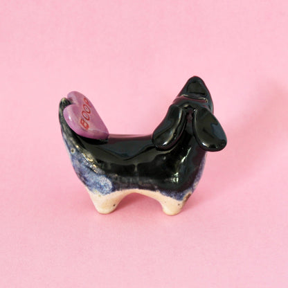 Valentine Weenie Figurine - Boop Candy Heart