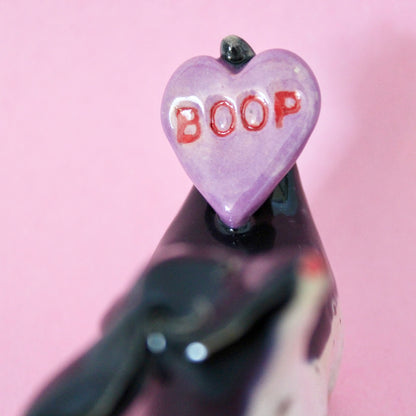 Valentine Weenie Figurine - Boop Candy Heart