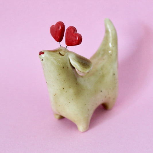 Valentine Weenie Figurine - Love Bug